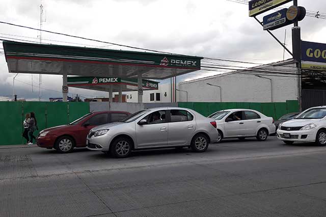 Gasolineras de Puebla dejan Pemex